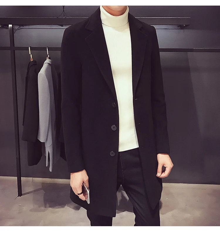 Punk Casual Men's Waterproof Coat