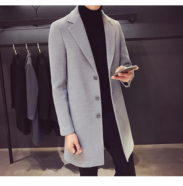 Punk Casual Men's Waterproof Coat