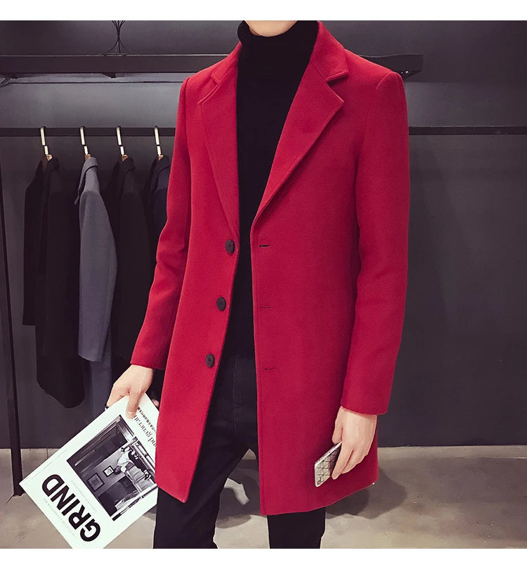 Punk Casual Men's Waterproof Coat