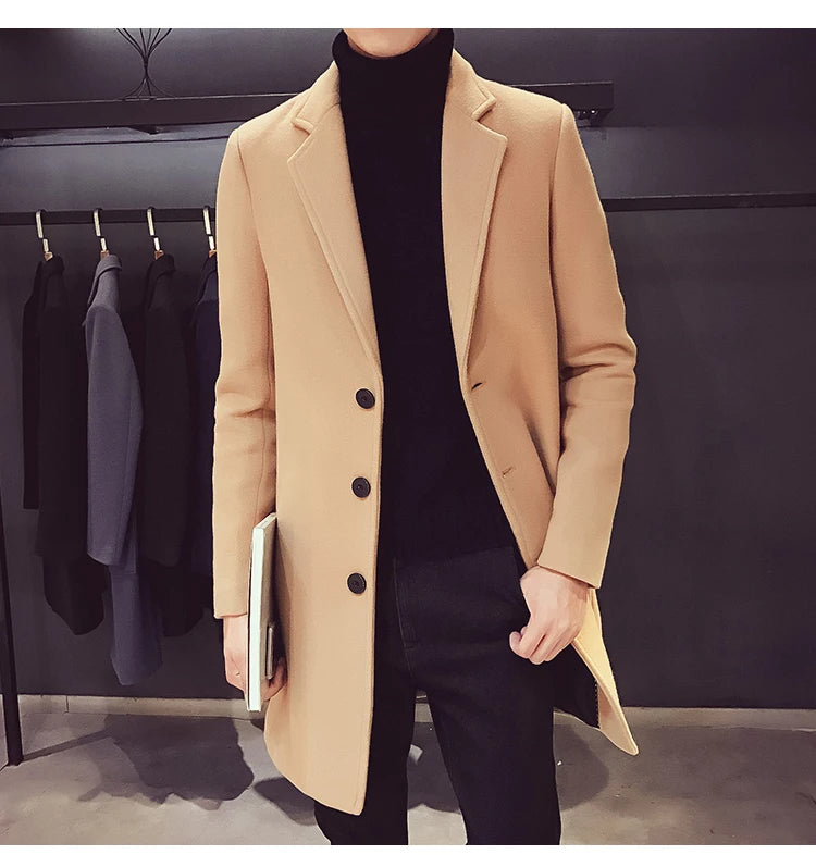 Punk Casual Men's Waterproof Coat