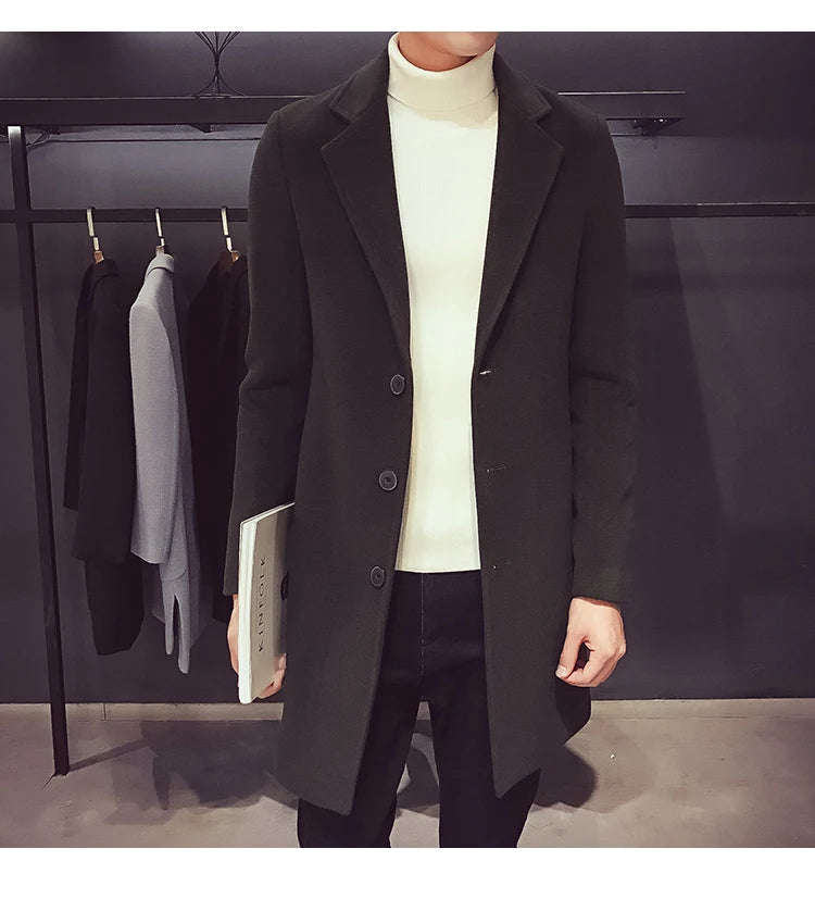 Punk Casual Men's Waterproof Coat