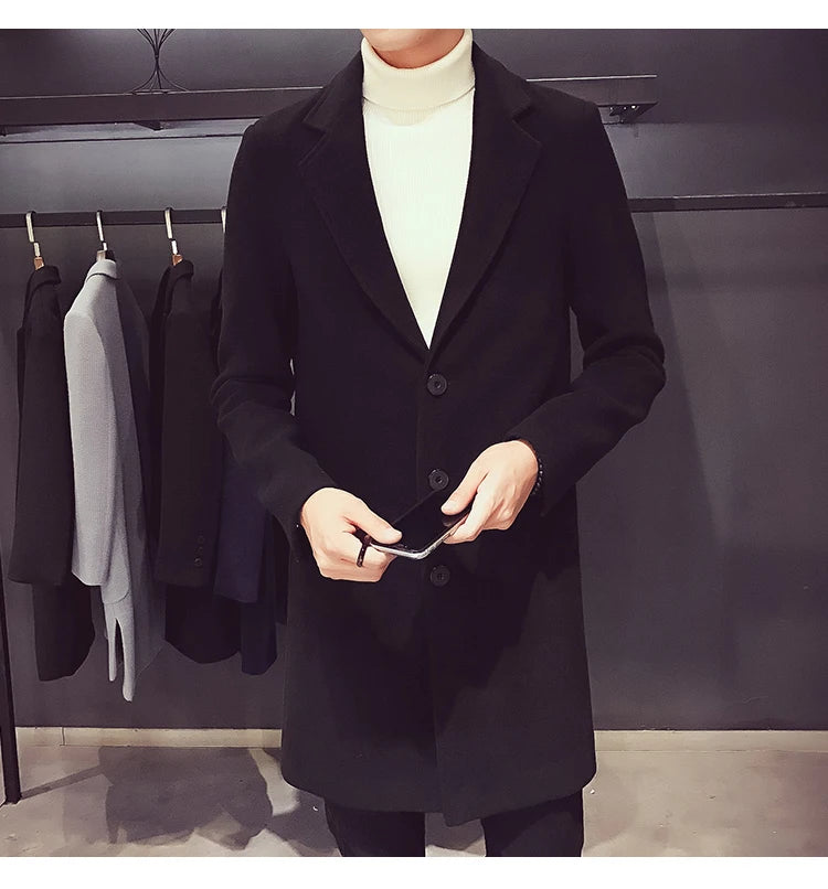 Punk Casual Men's Waterproof Coat