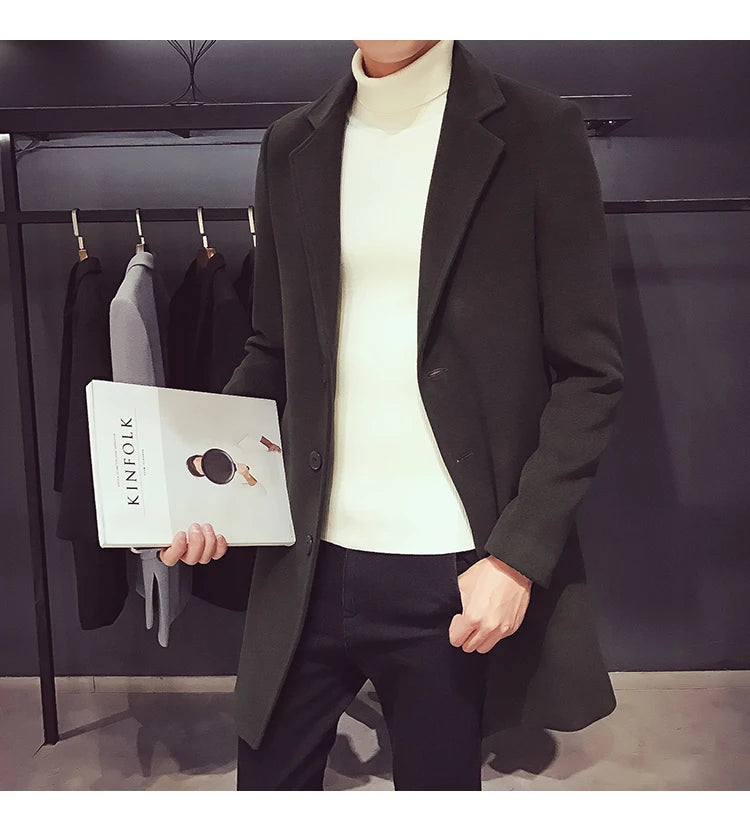 Punk Casual Men's Waterproof Coat