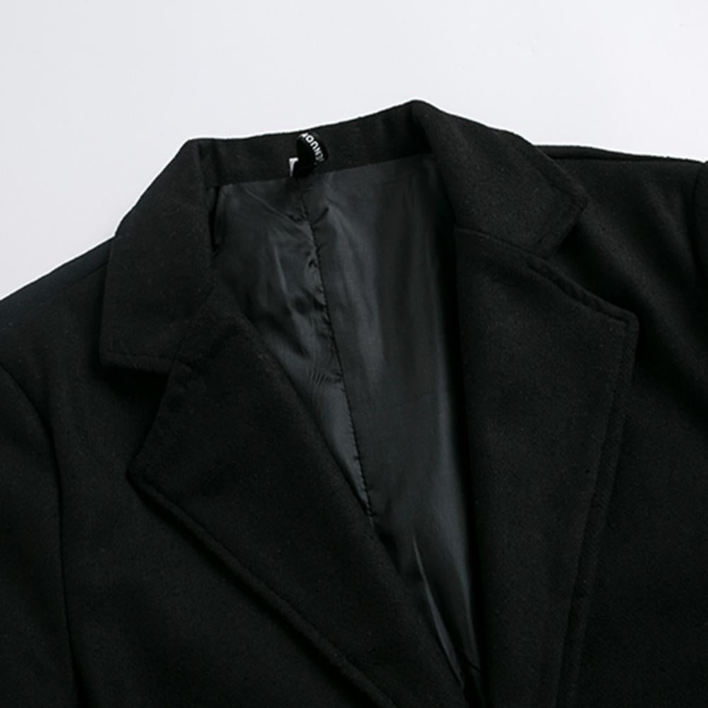 Men's waterproof blazer jacket with lapel and windbreaker
