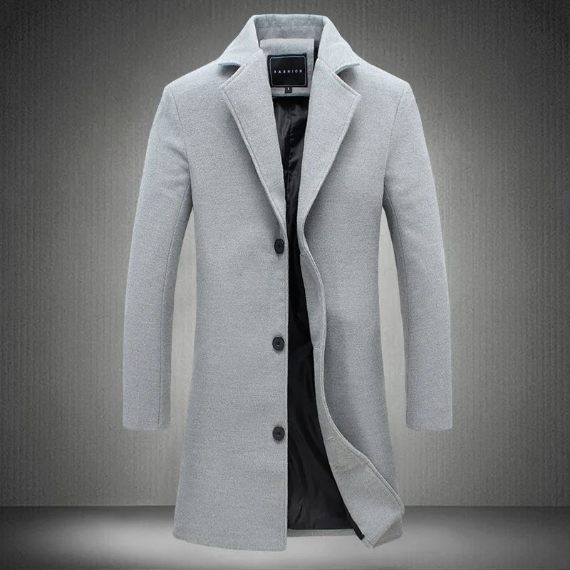 Men's La Slim Fit Broadcloth Blazer Coat