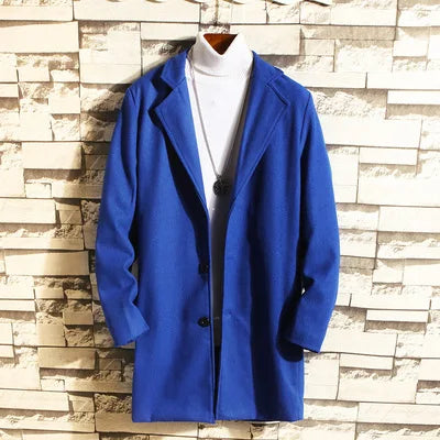 Men's La Slim Fit Broadcloth Blazer Coat