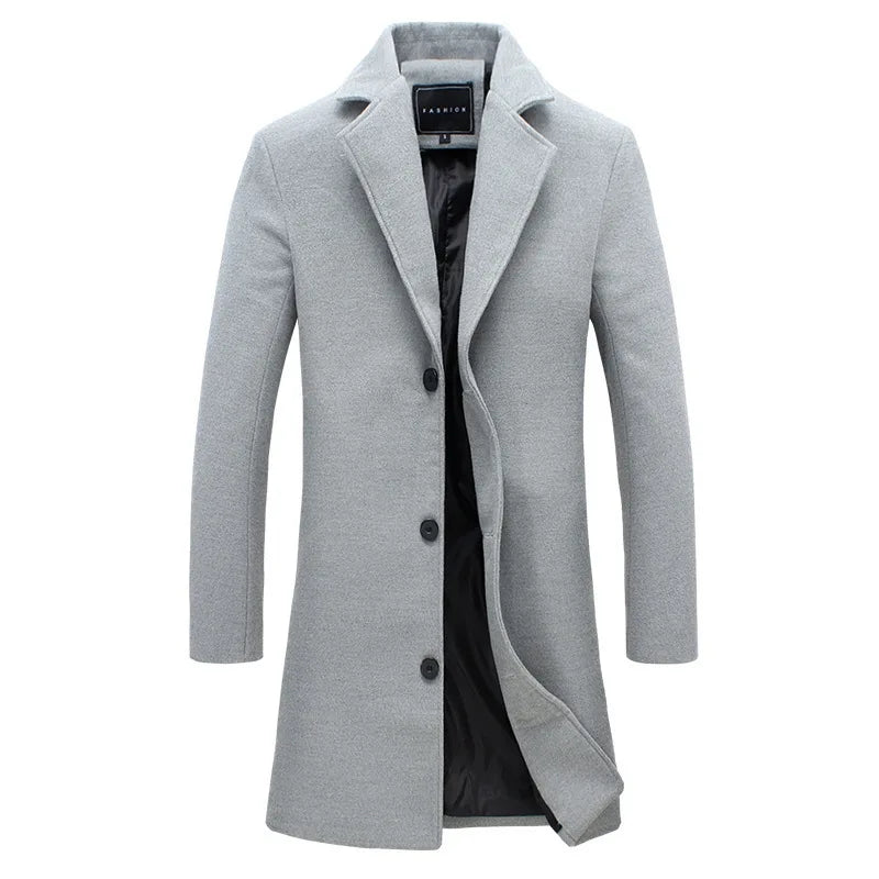 Men's La Slim Fit Broadcloth Blazer Coat
