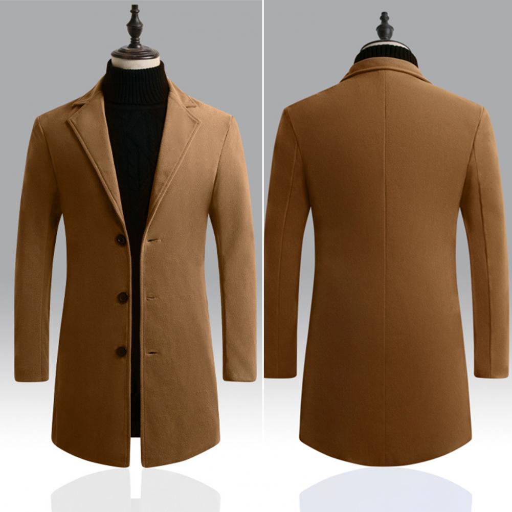 Men's waterproof blazer jacket with lapel and windbreaker