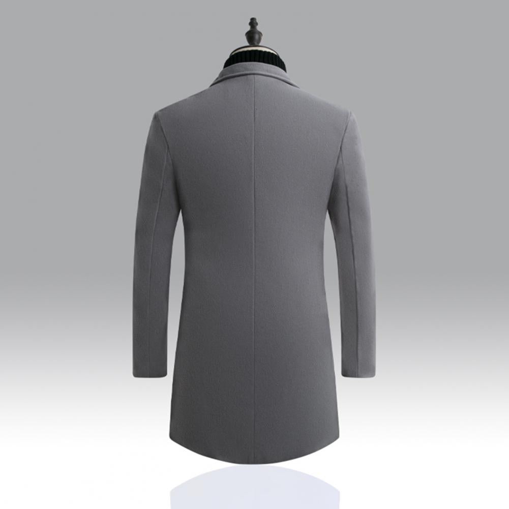 Men's waterproof blazer jacket with lapel and windbreaker