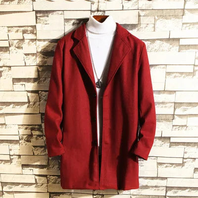 Men's La Slim Fit Broadcloth Blazer Coat