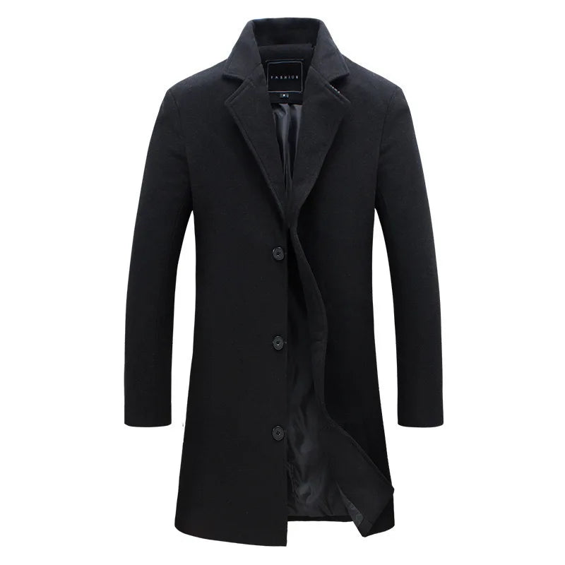 Men's La Slim Fit Broadcloth Blazer Coat