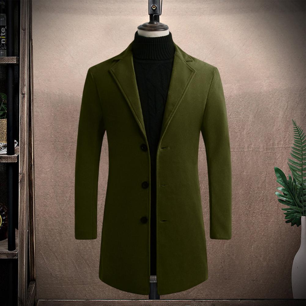 Men's waterproof blazer jacket with lapel and windbreaker