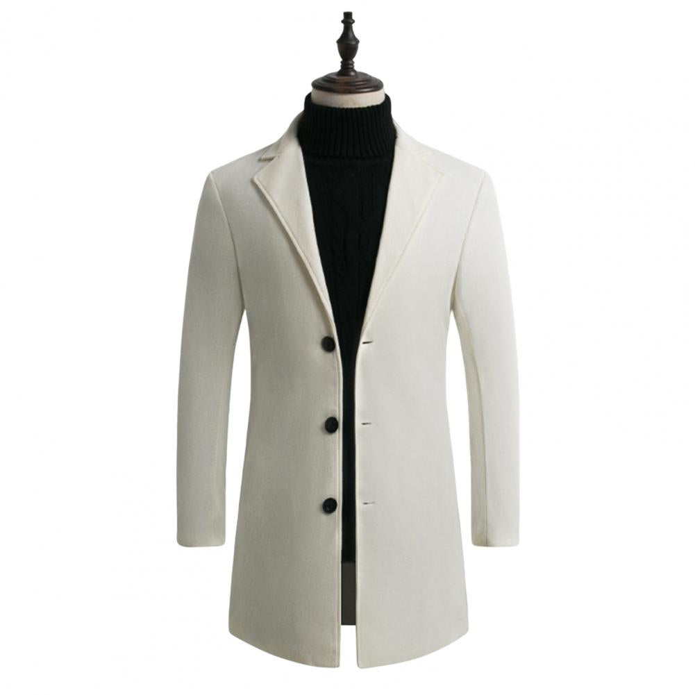Men's waterproof blazer jacket with lapel and windbreaker