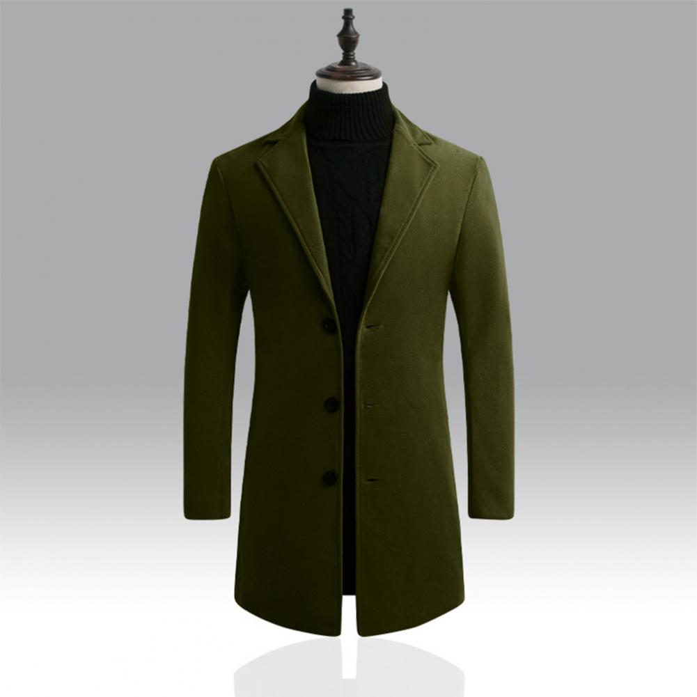 Men's waterproof blazer jacket with lapel and windbreaker