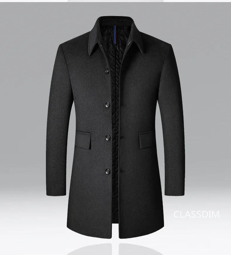 La Slim Fit men's medium long Blazer coat