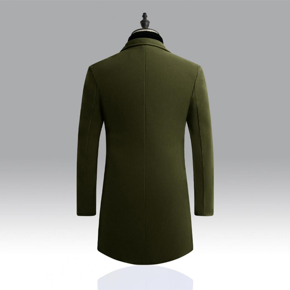 Men's waterproof blazer jacket with lapel and windbreaker