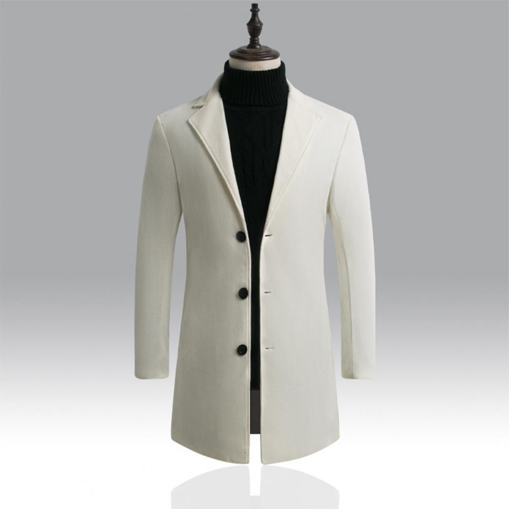 Men's waterproof blazer jacket with lapel and windbreaker