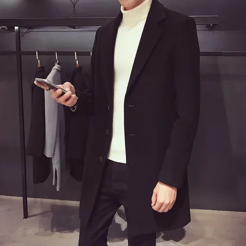 Punk Casual Men's Waterproof Coat