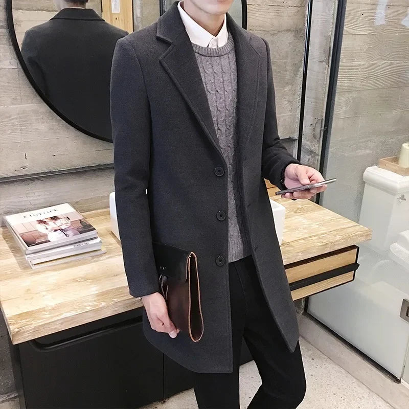 Punk Casual Men's Waterproof Coat