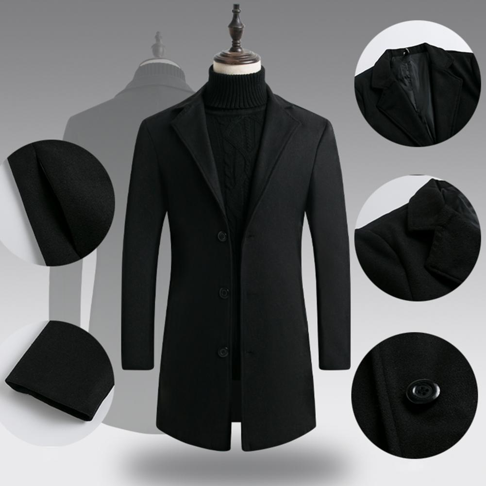 Men's waterproof blazer jacket with lapel and windbreaker
