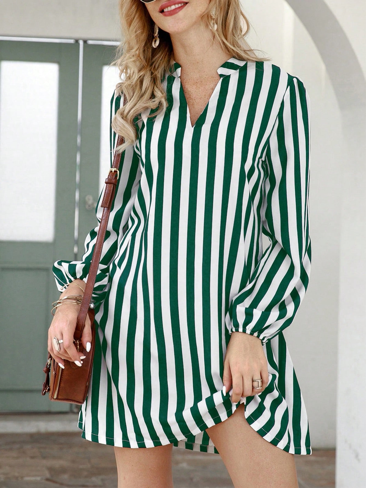 Franclia striped tunic dress