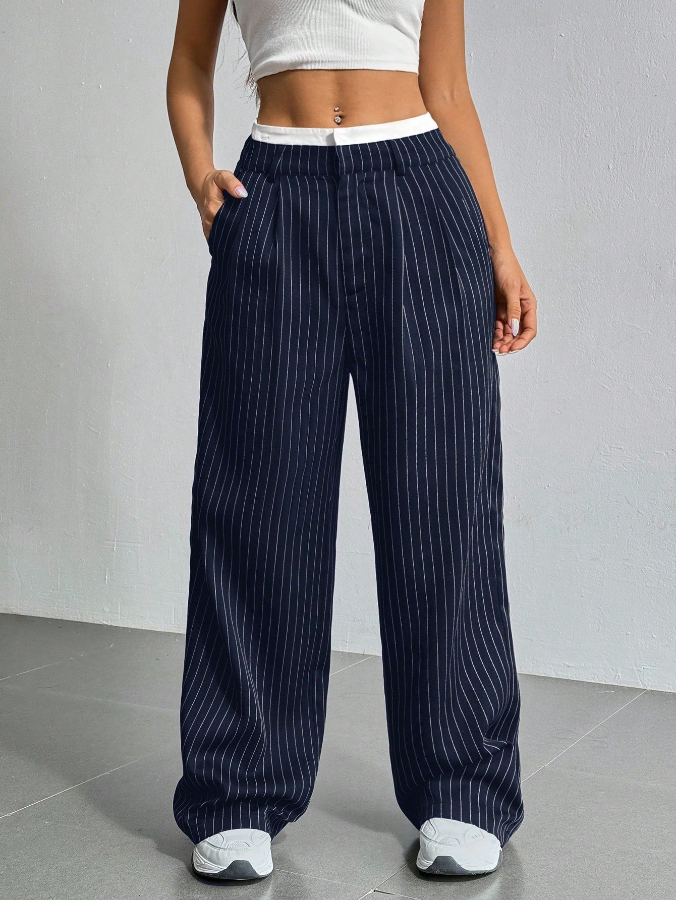 Women's Slim Pantolone Trousers
