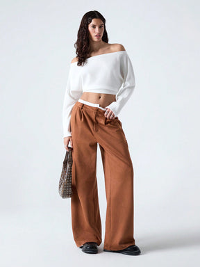 Women's Slim Pantolone Trousers