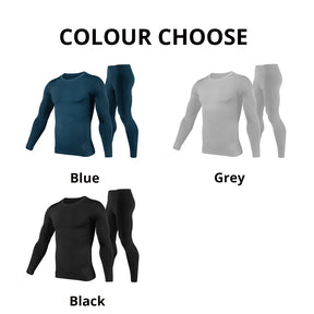 Men's Lined Thermal Underwear Set