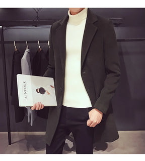 Punk Casual Men's Waterproof Coat