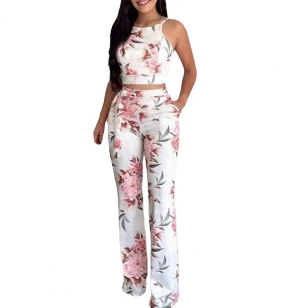 Sanwood Women's Jumpsuit Set