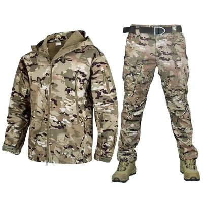 Waterproof Military Coat+Pants Set