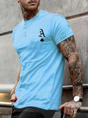 Plus Size Men's Playing Card Shirt