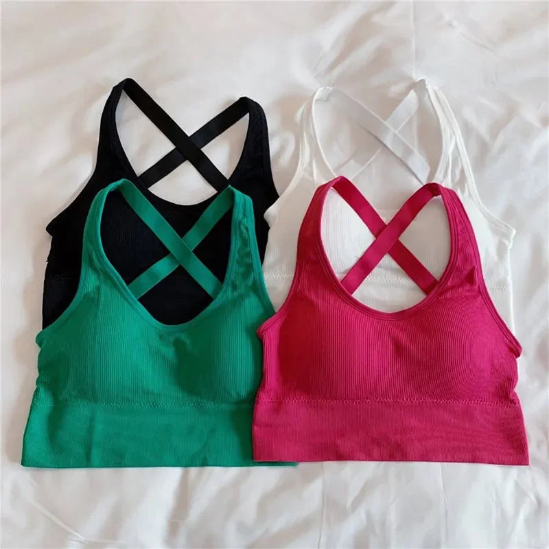 Cropped backless streetwear Sports
