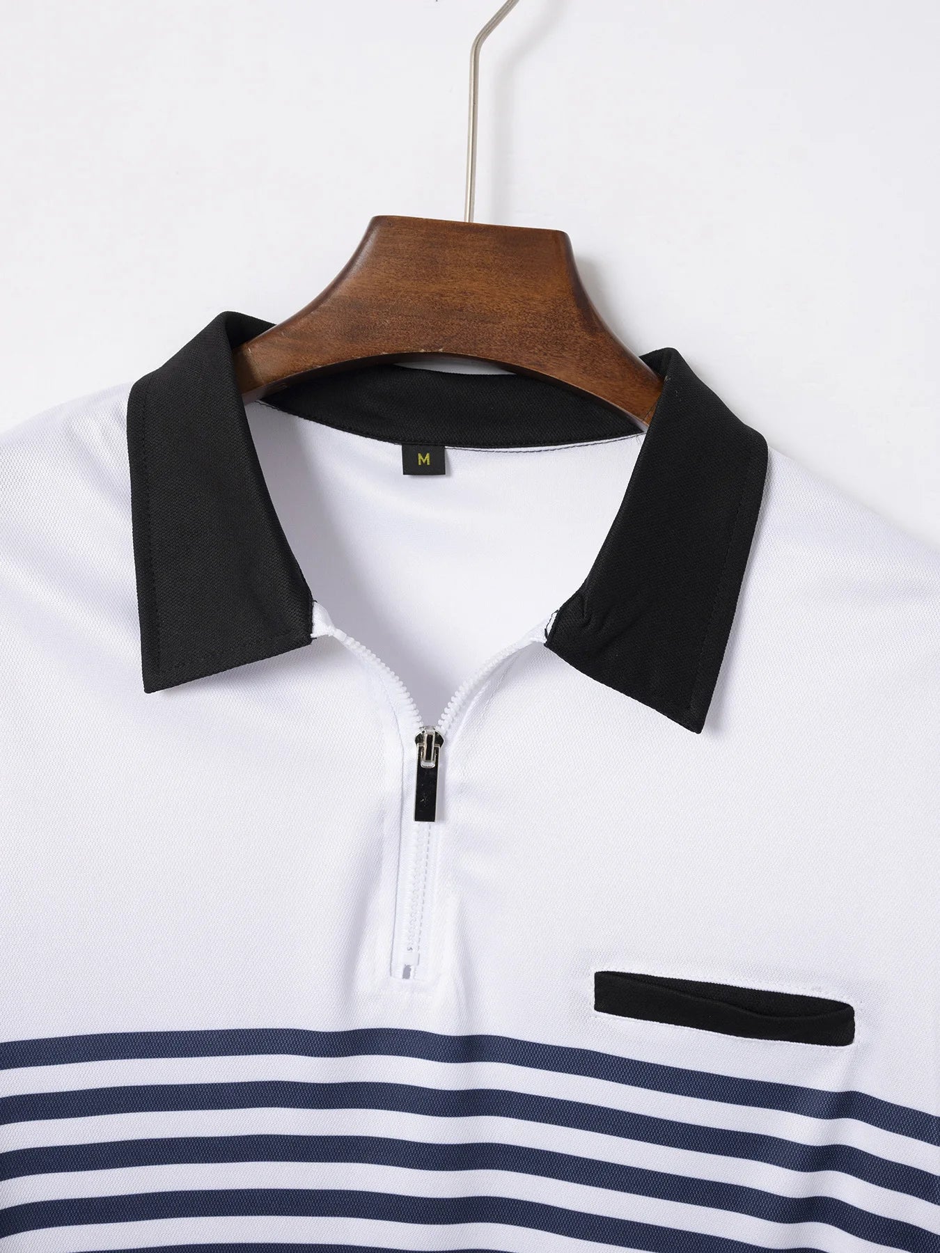 Men's Striped Polo Shirt
