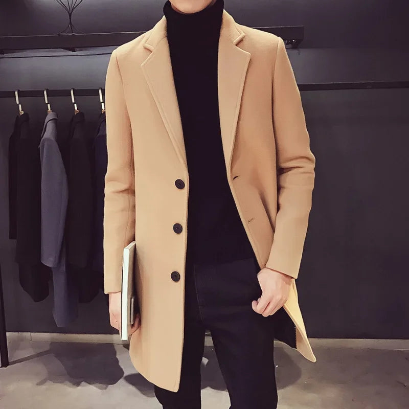 Punk Casual Men's Waterproof Coat