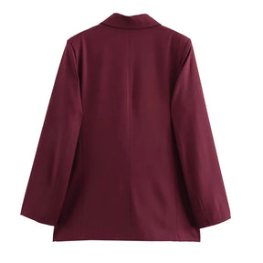 Minimalist Outerwear Women's Blazer