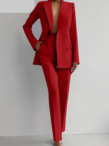 Women's Skinny Blazer Set