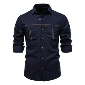 Aiopeson Casual Men's Linen Shirt