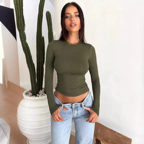 Women's Slim Fit Crop Top T-Shirt