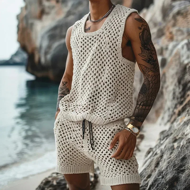 Streetwear Men's Crochet Set
