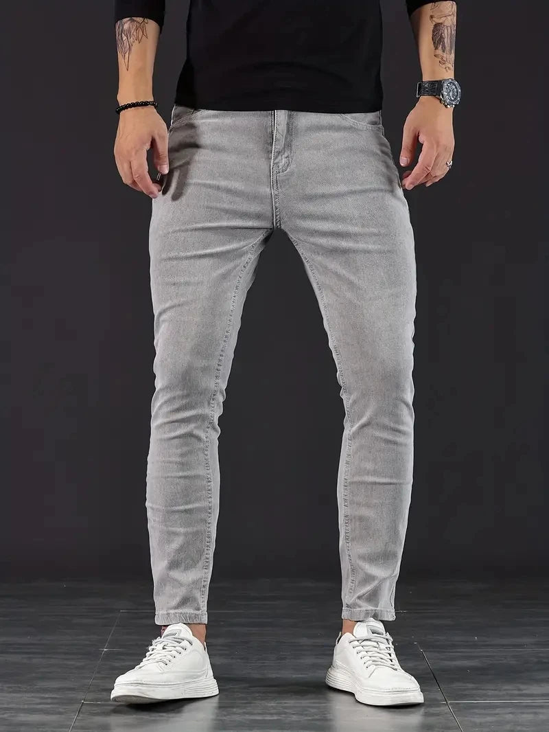 Stretch Skinny Jeans Pencil Pants