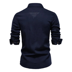 Aiopeson Casual Men's Linen Shirt