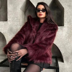 High Street Burgundy Bomber Coat