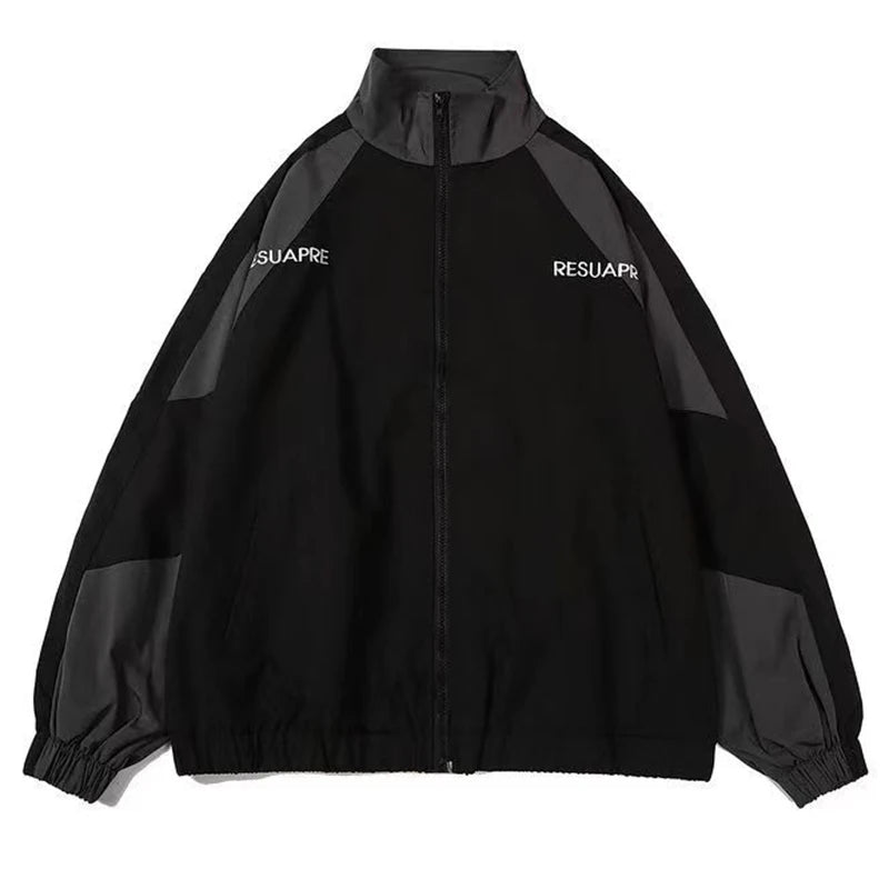 Men's Hip Hop Varsity Jacket High Street Windbreaker