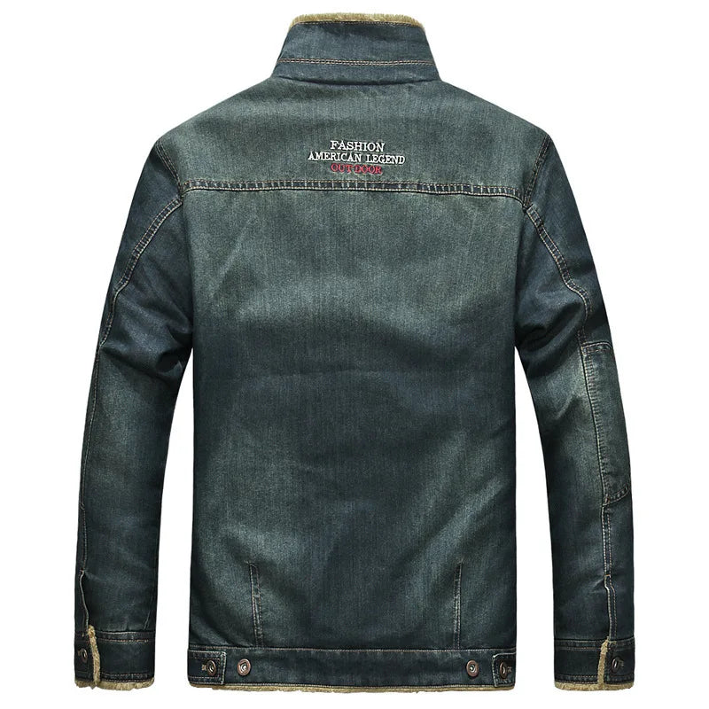 Casual men's denim jacket