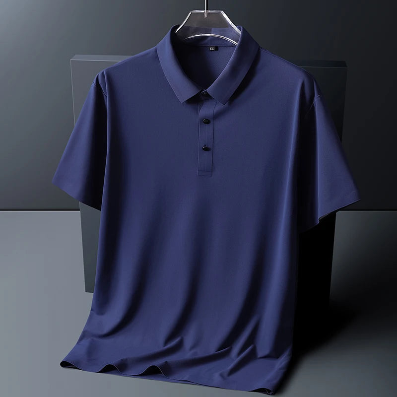 Men's Basic Plus Size Polo Shirt