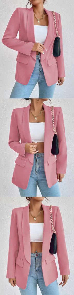 Casual Women's Fashion Outerwear Blazer Coat