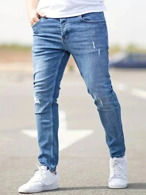 Men's Vintage Skinny Denim Jeans Pant