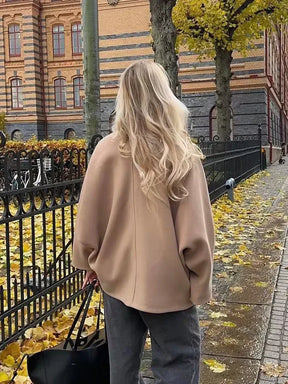 Women's Oversized Wool Blazer Coat