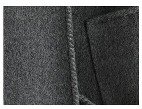 Double Sided Wool Coat Long Handmade Wool Woolen Coat